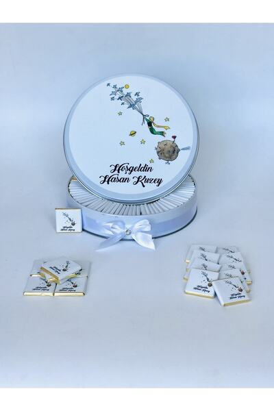 TuNa Chocolate Isme Özel Erkek/ Kız Bebek Çikolatası