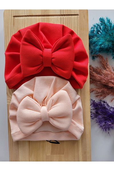 SeherBebeButik Girl's Colorful Bonnet