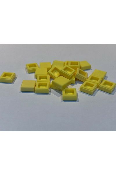 LEGO Original Accessory Custom Moc Creator Tile 1 X 1 Light Yellow Tiles 6 Pieces to Be Sent