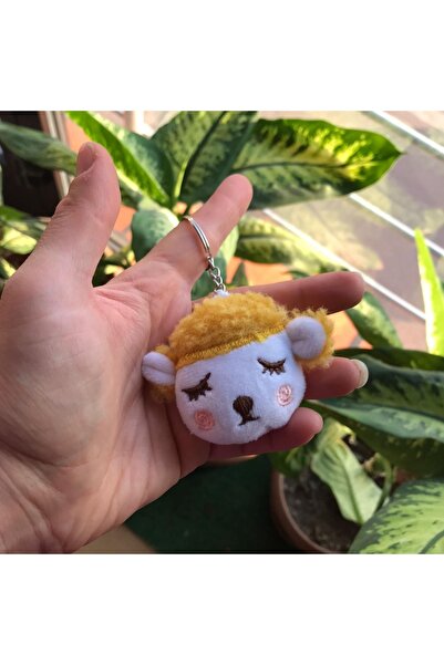 Cute Tiny Plush Lamb Keychain Key Ring Bag & Wallet Accessory Gift