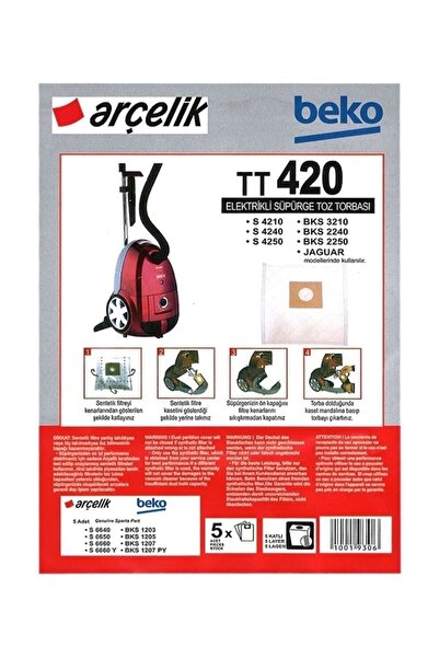 Makodesign S 4210 Green Power, S 4240, S 4240 A Vrećica za prašinu za usisiva...
