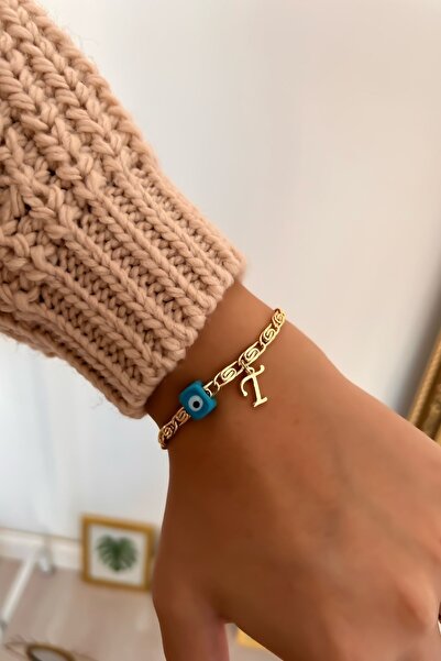 Trendy Butik حرف T والحنين مطرز سلسلة سوار