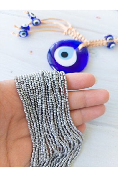 Bonanka Preciosa Orjinal Fırınlanmış Dizi Kum Boncuk 11/0 - 1 Bağ (12 Dizi) - (çap: 2 Mm - 2.2 Mm) - Gümüş