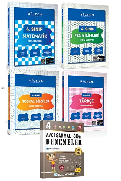 Bilfen Yayıncılık Bilfen 4.sınıf Matematik Fen Bilimleri Türkçe Sosyal Bilgil...