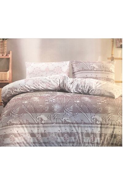 Kristal By Taç Terry Cotton Double Duvet Cover Set - Suha Gülkurusu