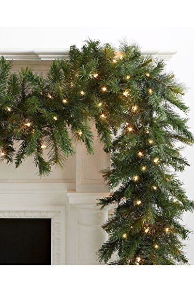 Masalsı Concept Büyük Boy Yılbaşı Çam Dalı 230 Cm Garland-süslemeleri Dahil D...