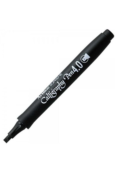 artline Supreme Calligraphy Pen: 4.0 Mm: Black