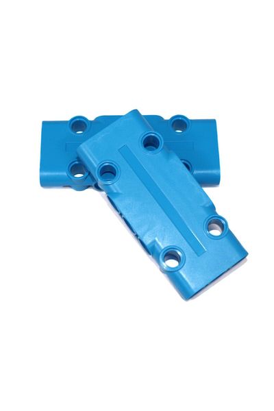 LEGO Original Accessory Custom Technic Small Flat Panel Plate 3 X 7 X 1 Dark Azure 2 Pieces to Ship
