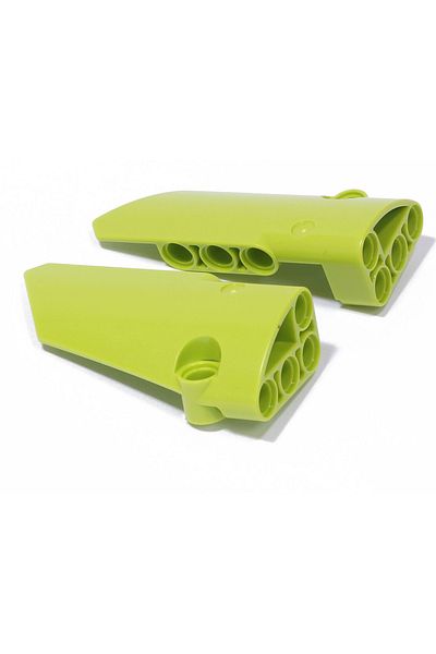 LEGO Original Accessory Custom Technic Small Panel Pistachio Green Right and Left 2 Pieces to Send