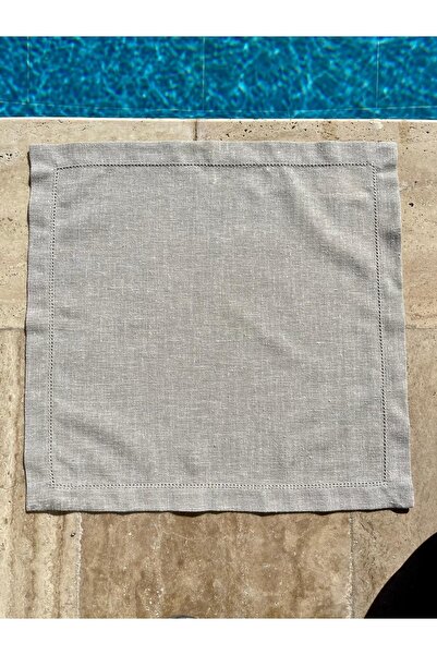 Klas Home Decor منديل كتان بيج عتيق