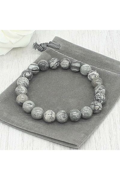 Padore Accessory Nerve Balancing Stylish Jasper Natural Stone Bracelet