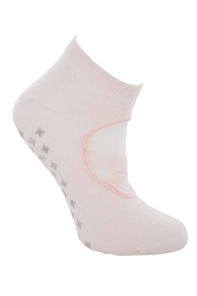 Flora Yoga Pilates Socks 3-Piece Anti-Slip Sole Star Printed
