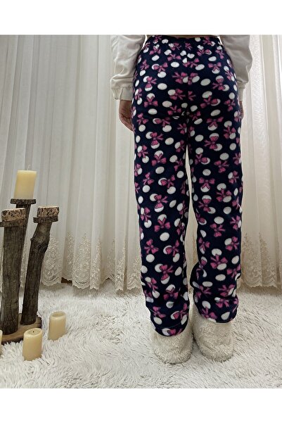 Ladytime Pocketless Winter Fleece Women's Pajama Bottoms Single Bottom Je23