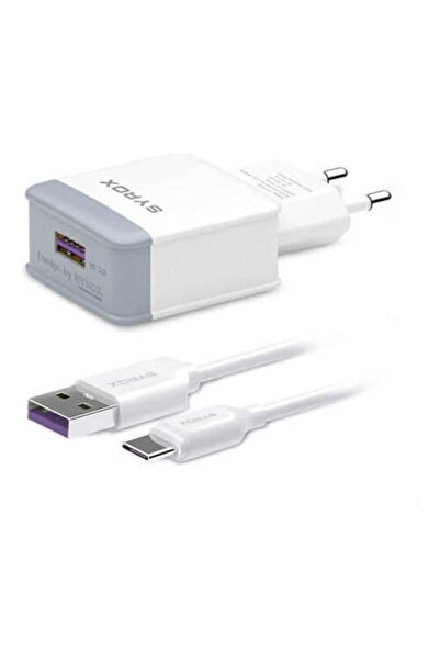 Syrox Umut_samsung Galaxy S8 Active Uyumluy 3.0 Amper Type-c Şarj Cihazı Seti...