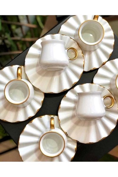My Kitchen&Home Dream Turkish Coffee Cup Set for 6 People