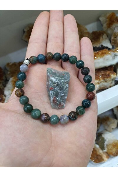beautifulnaturelstones Kan Taşı Doğaltaş Bileklik 8 Mm