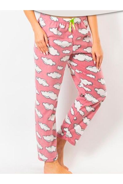 Ladytime Pocketless Winter Fleece Women's Pajama Bottoms Single Bottom Je26