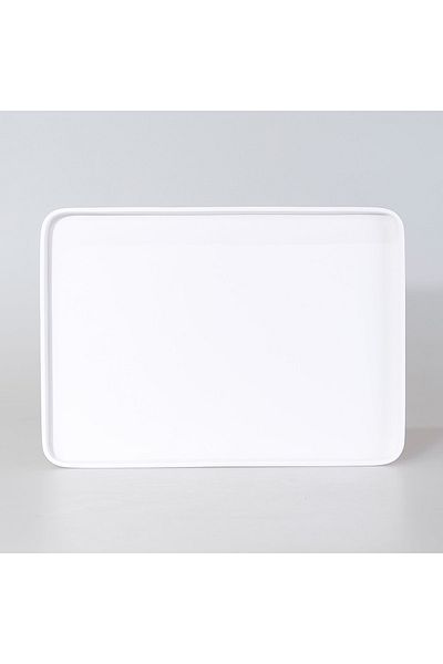 Selim Victoria Rectangular Tray Large White
