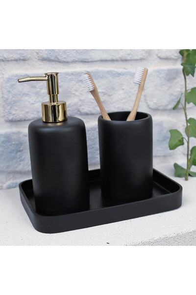 Selim Victoria Rectangular Tray Small Black