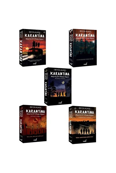 İndigo Kitap Indigo Beyza Alkoç Karantina 5 Kitap Set Karton Kapak