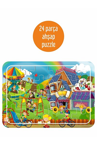 LİPYOS Oyun Zamanı-2 24 Parça Ahşap Puzzle