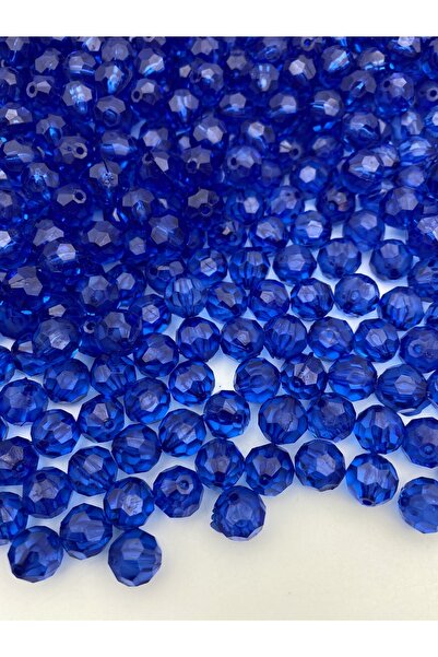 Hedef Bijuteri 12 مللي متر أزرق داكن/أزرق داكن ساكس لون العسل نموذج خرز أكريل...