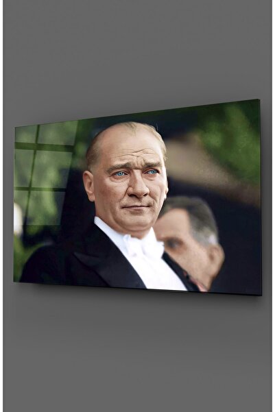 TAULART Πολύχρωμο γυάλινο έργο τέχνης του Ατατούρκ