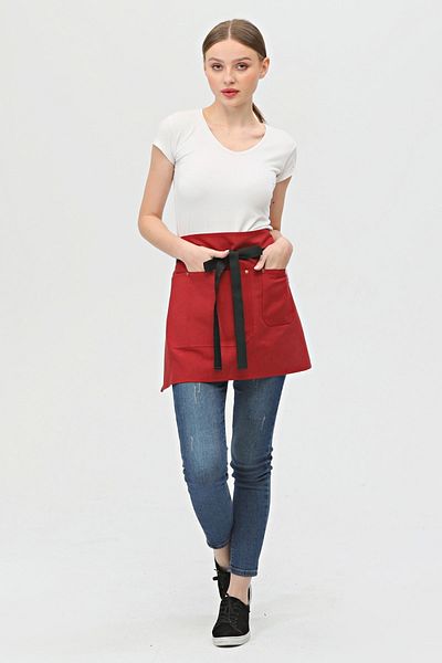 Monki Haus Cafe, Barista, Hairdresser, Bartender, Florist, Kitchen Apron, Stain Resistant, Half Short Apron