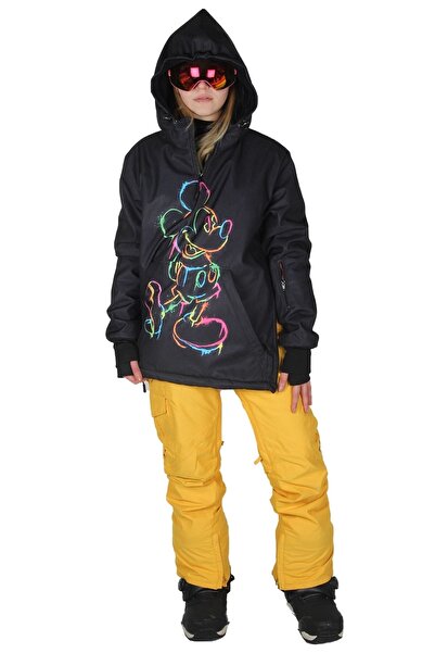 SNOWSEA Mouse Ss7804 Kadın Kayak Montu, 1. Kalite Snowboard Montu