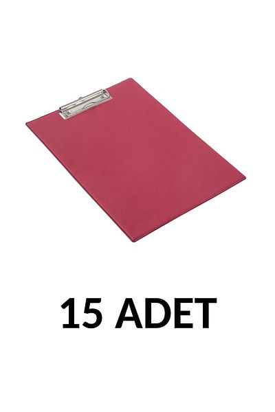 KRAF 15 Pieces A4 Coverless Secretarial File Red