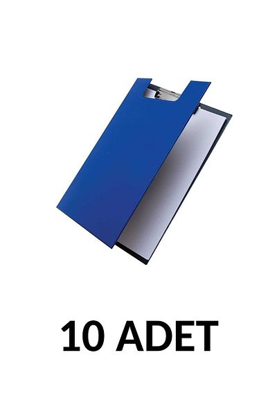 KRAF 10 Pieces A4 Covered Secretarial File Blue