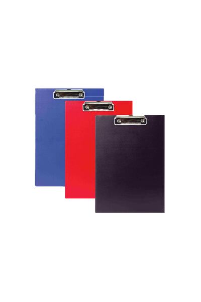 KRAF 5 Pieces A4 Coverless Secretarial File Red