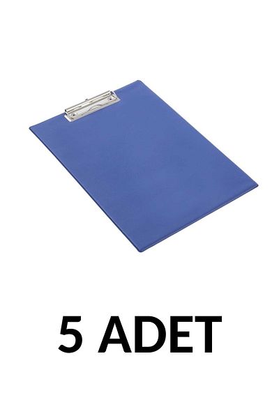 KRAF 5 Pieces A4 Coverless Secretarial File Blue