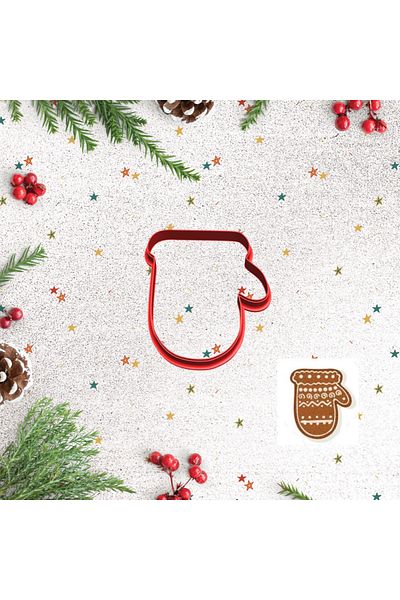 lizzinsa New Year's Cookie Mold Gloves