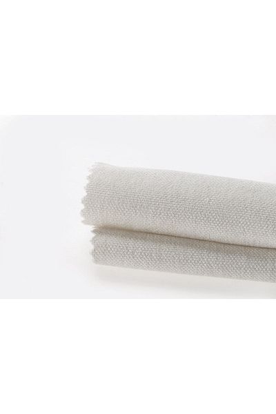 Pastel Ecru Color Tablecloth Velvet Textured Stain Resistant