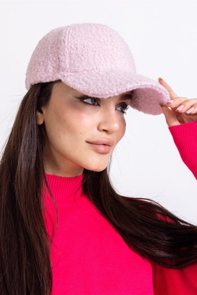 LadyColor قبعة من القطيفة بوم بوم مسحوق النسيج الناعم