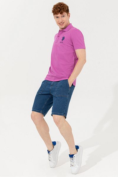 U.S. Polo Assn. Мъжка лилава тениска