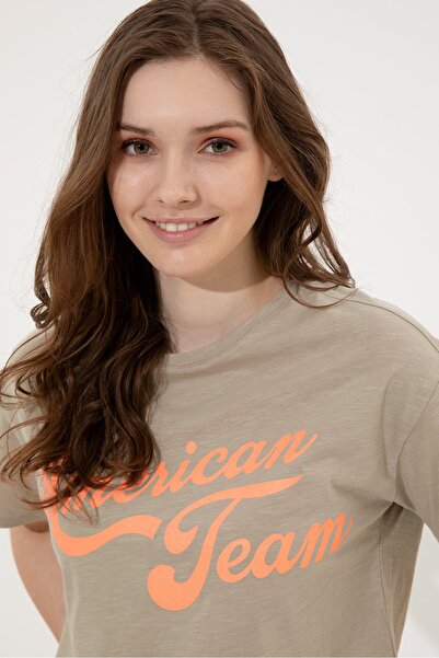 U.S. Polo Assn. Πράσινο γυναικείο T-Shirt