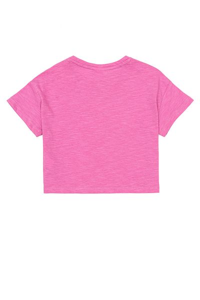 U.S. Polo Assn. Tricou roz pentru fetiță