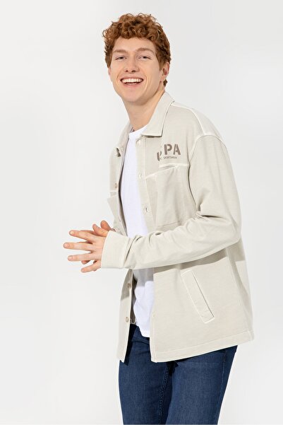 U.S. Polo Assn. Men's Gray Cardigan