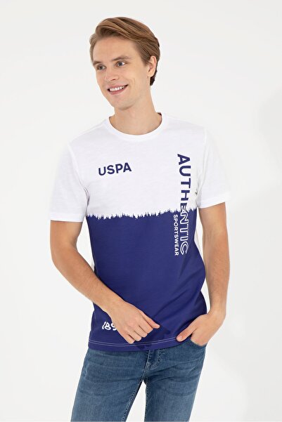 U.S. Polo Assn. Μπλε ανδρικό μπλουζάκι