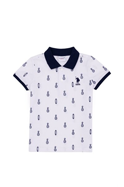 U.S. Polo Assn. Λευκό μπλουζάκι για αγόρι