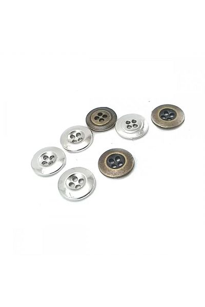 Şentürk aksesuar 15 Mm 4 Holes Metal Button D-1285