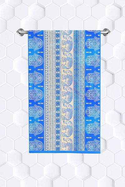 move home Multi-Purpose Patterned Decorative Towel 35x55cm