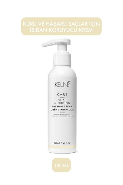 Keune Vital Nutrition Thermal Cream Isıdan Koruyucu Krem 140 Ml