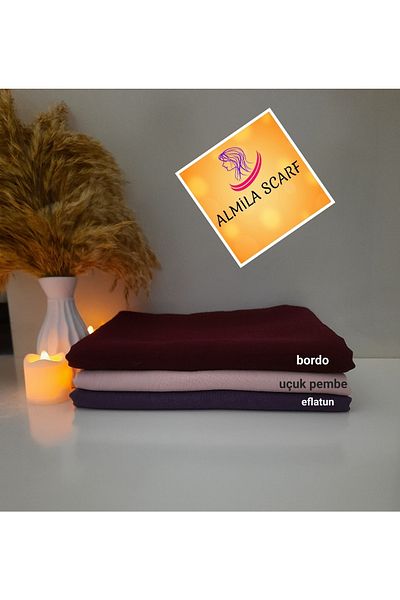 Narine Hijab Γυναικείο βαμβακερό σάλι Cazz Model-3 Σετ