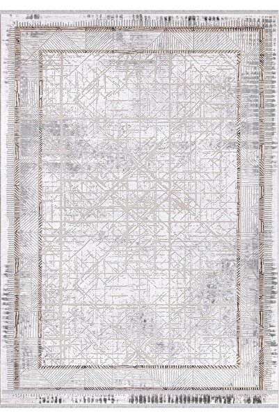 İpek Halı Roxanne 17190 Gri Akrilik Halı