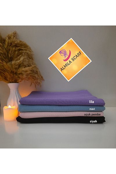 Narine Hijab Γυναικείο Βαμβακερό Μοντέλο Cazz Shawl - Σετ 4 τεμ
