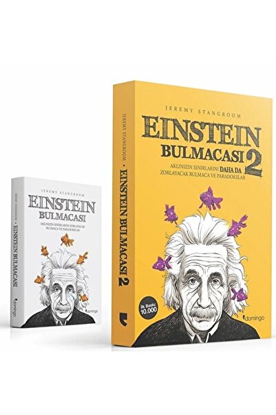 Domingo Yayınevi Einstein Bulmacası Seti (2 Kitap Takım) / Jeremy Stangroom /...
