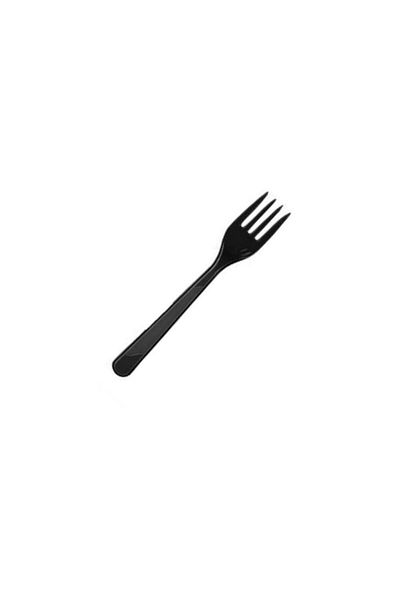 14Süs Plastic Fork Elite Fork Black Color Cu.350f 100 Pieces